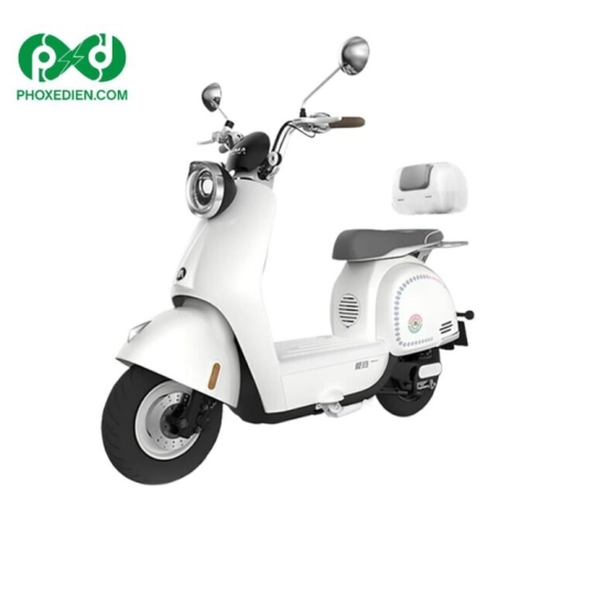 Xe đạp điện AIma Shine (trắng)