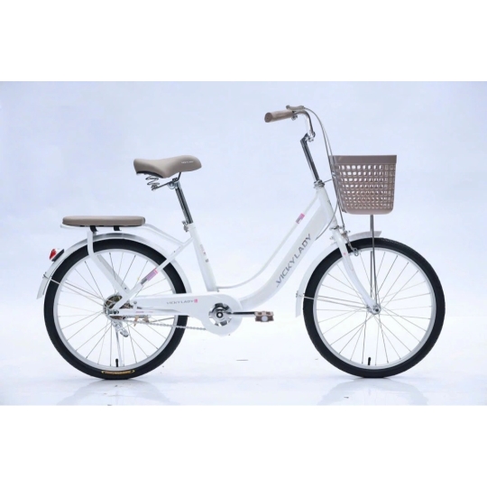 Xe mini bánh 24 VICKY LADY - mã LY24 (Đồng trắng)