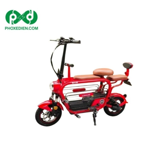 Xe đạp điện Lihaze 3 yên (đỏ)