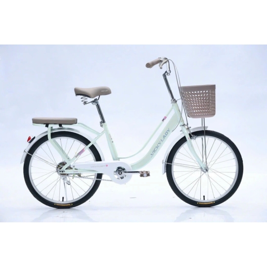 Xe mini bánh 24 VICKY LADY-mã LY24 (xanh/vàng)