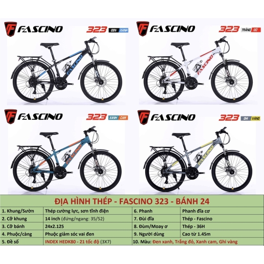 Xe đạp thể thao Pascino 323