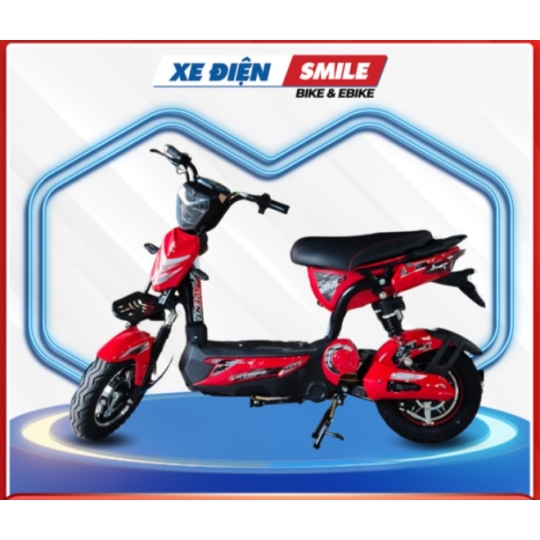 Xe đạp điện AVENT Smile (đỏ đen)