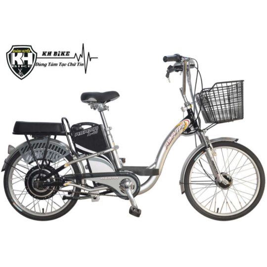 Xe đạp điện ASAMA Xmen (xám)